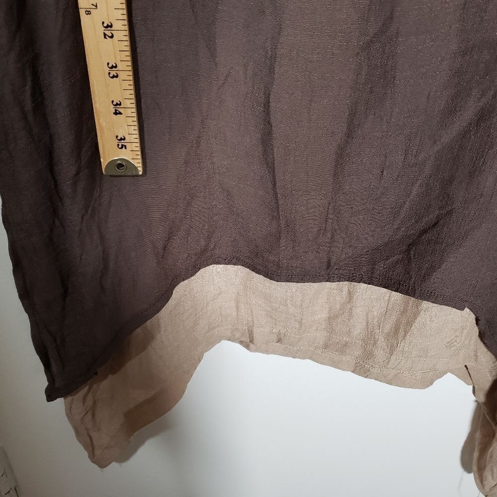 Anself Brown Tunic Style Midi Dress Size M - Picture 5 of 6